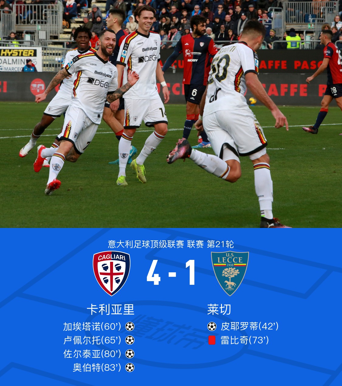 卡利亚里主场逼平强敌,困境略有缓解的简单介绍 卡利亚里主场逼平强敌,困境略有缓解的简单介绍